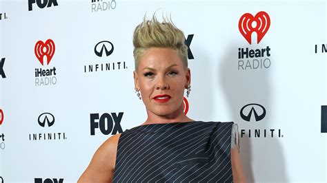 pink nude photo|Pink lets it all hang out as she posts nude photo of herself in